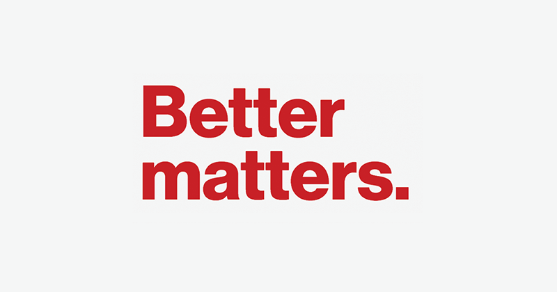 Verizon tagline: "Better Matters"